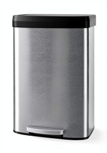 Garvee Stainless Steel Kitchen Trash Can Step On Rustproof-0