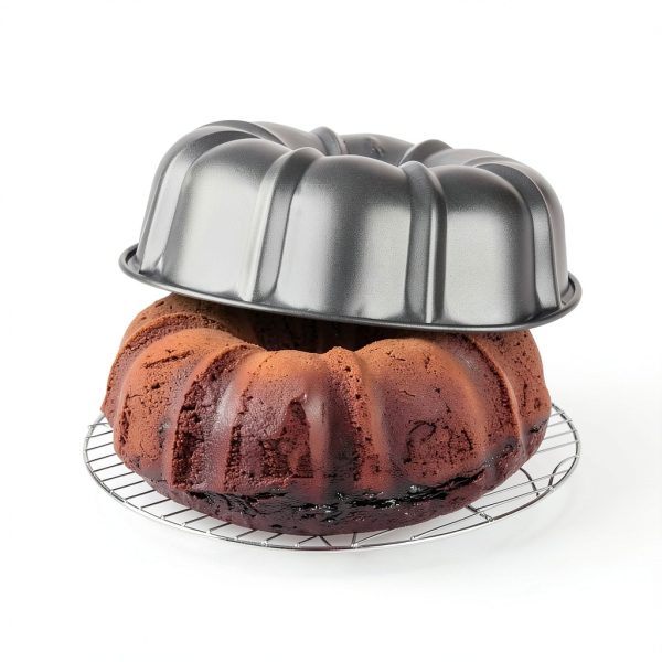 TeamFar Bundt Pan Nonstick Carbon Steel 10 Inch Cake Pan-2