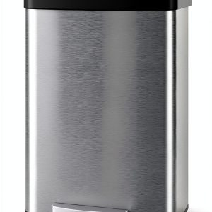 Garvee Stainless Steel Kitchen Trash Can Step On Lid-0