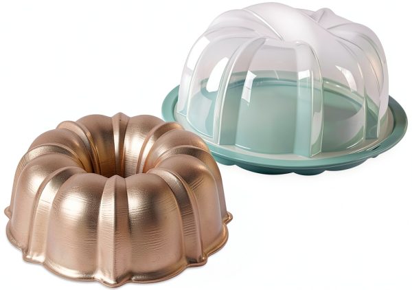 Nordic Ware Bundt Pan Aluminum Oven Safe Golden Hour-0