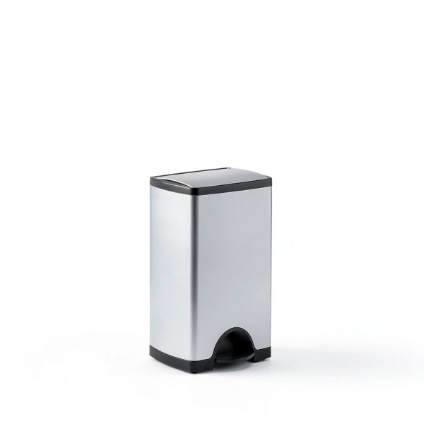 Simplehuman Stainless Steel Trash Can Silent Close Kitchen-1
