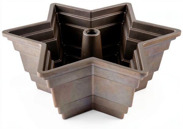 Nordic Ware Bundt Pan Stars Black Nonstick Aluminum-4