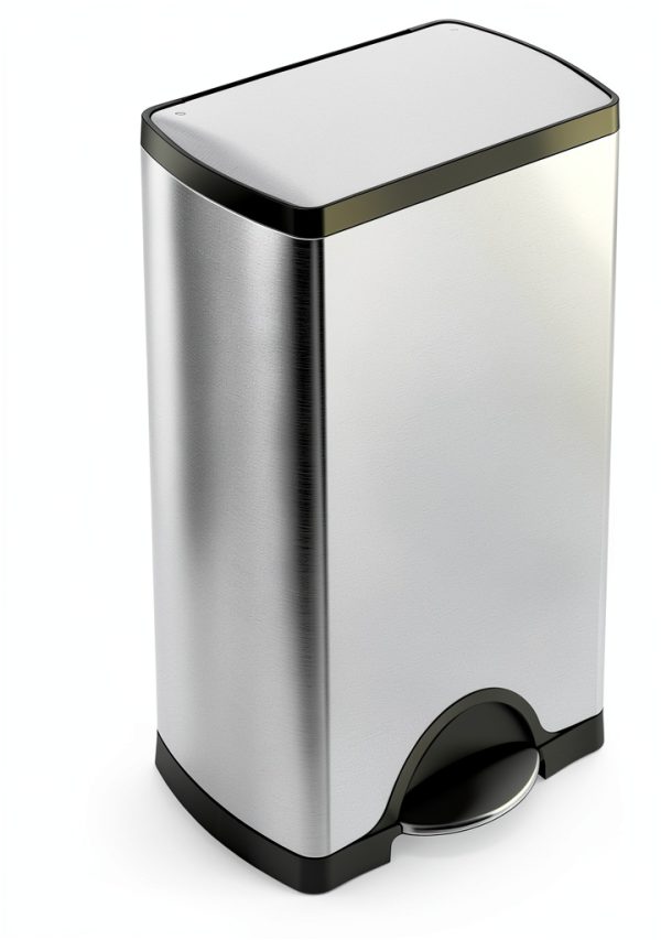 Simplehuman Stainless Steel Trash Can Silent Close Kitchen-7