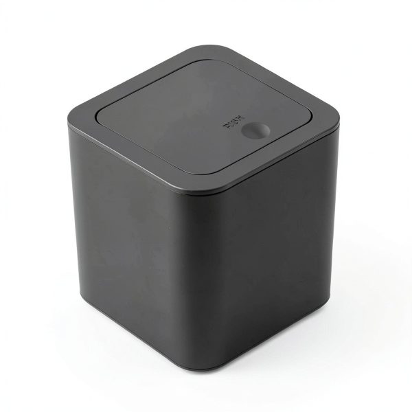 Chuangyipin Small Kitchen Trash Can ABS Lid Pet Proof-5