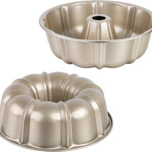 Onader Bundt Cake Pan Carbon Steel Nonstick 10 Inch-0