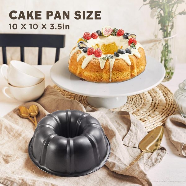 KITESSENSU Bundt Pan Carbon Steel Oven Safe Halloween-2
