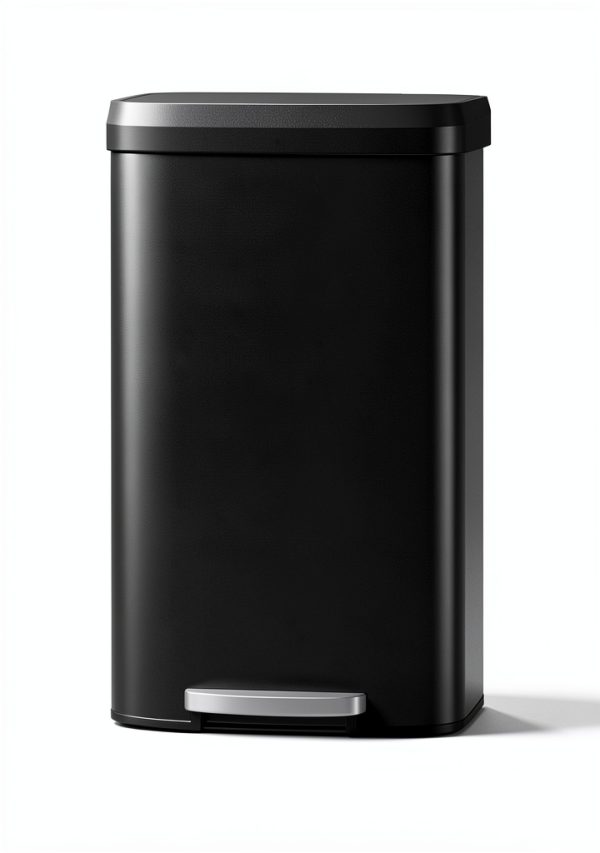 Garvee Kitchen Trash Can Step On Stainless Steel Odor Seal-0
