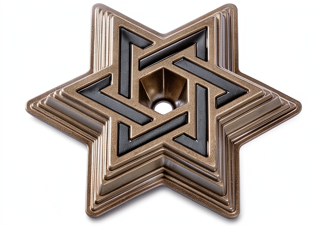 Nordic Ware Stars Bundt Pan displaying star design and nonstick surface