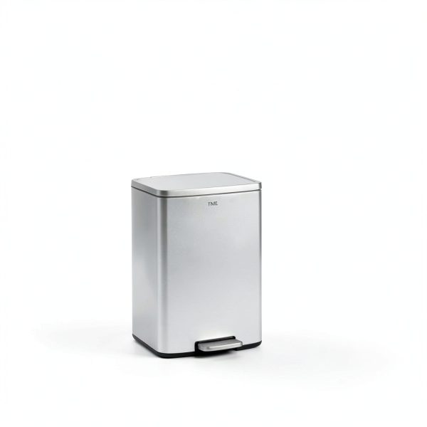 EKO Stainless Steel Trash Can Fingerprint Resistant Kitchen-5