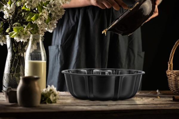 Leonyo Bundt Cake Pan Carbon Steel Nonstick 10 Inch-5
