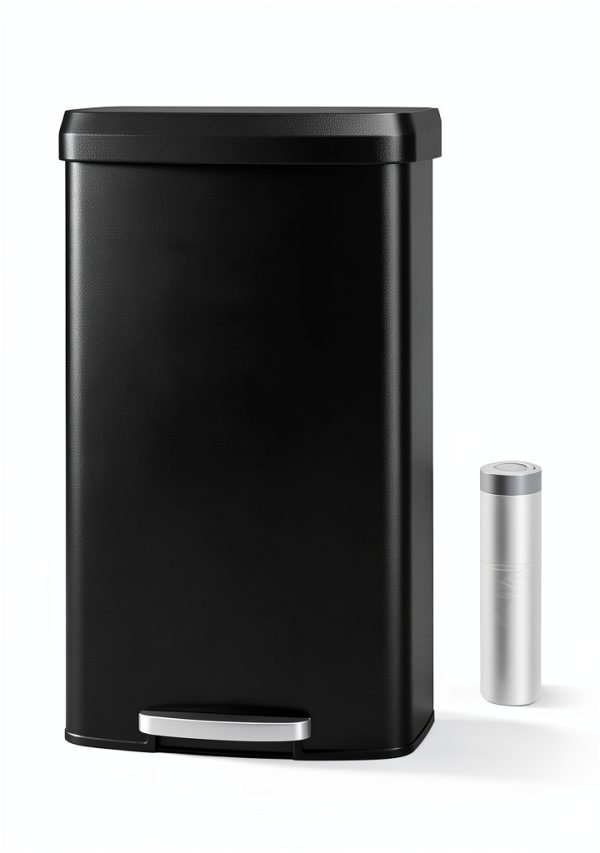 Garvee Kitchen Trash Can Step On Stainless Steel Odor Seal-6