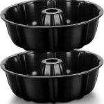 Leonyo Bundt Cake Pan Carbon Steel Nonstick 10 Inch-0