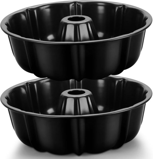 Leonyo Bundt Cake Pan Carbon Steel Nonstick 10 Inch-0