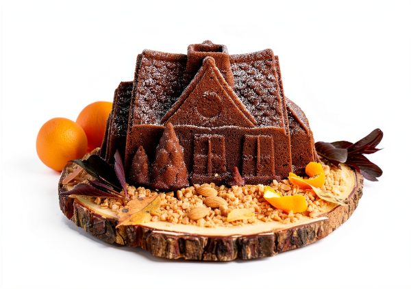 Nordic Ware Gingerbread House Bundt Pan Aluminum Oven Safe-6