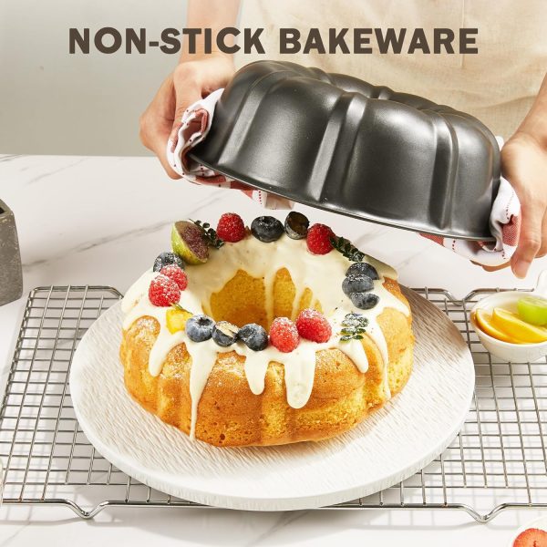 KITESSENSU Bundt Pan Carbon Steel Oven Safe Halloween-3