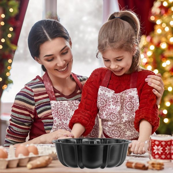 Onader Bundt Pan Carbon Steel Nonstick 10 Inch Cake Pan-5