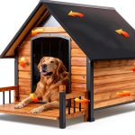 Insulated Dog House GUTINNEEN Metal Frame Design-0