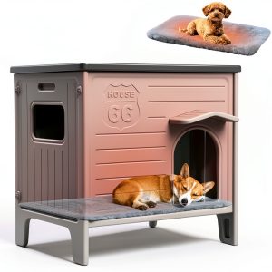 Waterproof Dog House ROCKEVER Medium Outdoor-0