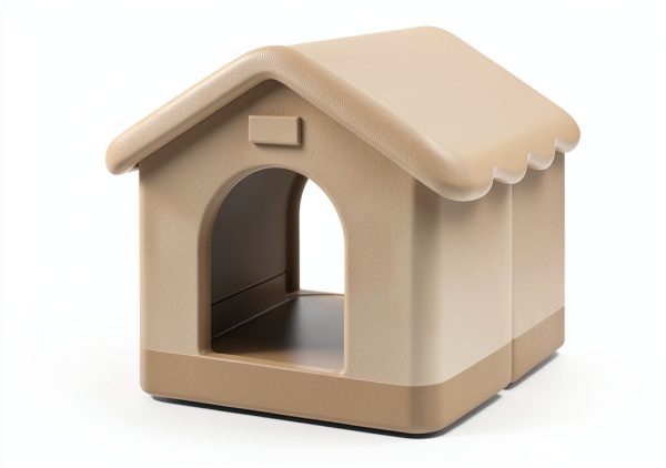 Dog House Jiupety Flannel Luxury Small Pet Bed-4