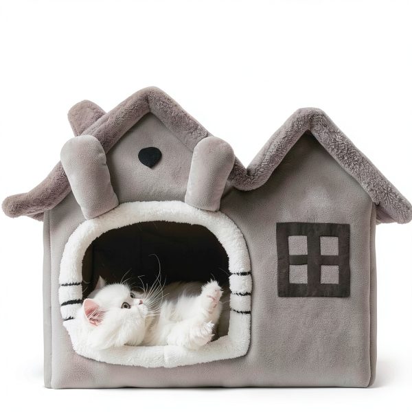 Dog House Srutirbo Double Roof with Removable Roof and Memory Sponge-5