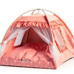 Cat Tent Princess SEIMMIE Mesh Flower Canopy Pink L-0
