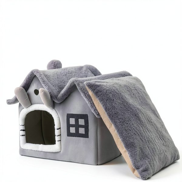 Dog House Srutirbo Double Roof with Removable Roof and Memory Sponge-3