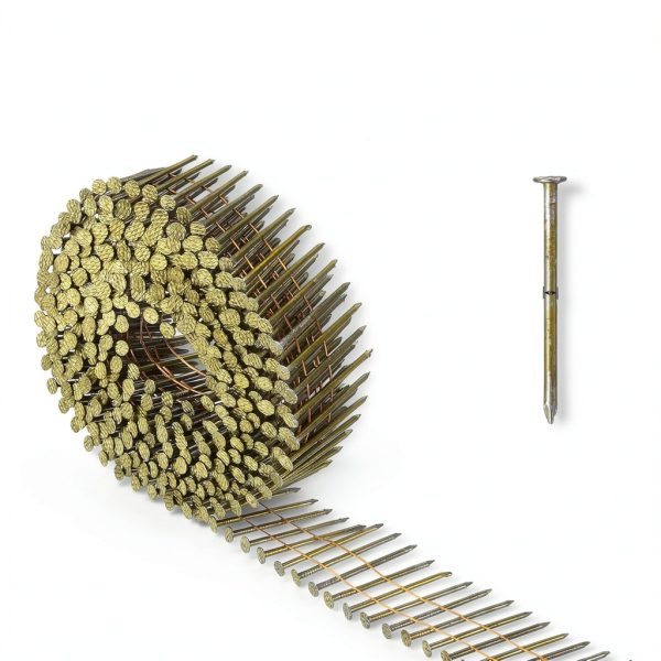 uxcell 2400 Count Siding Nails 1-1/2" x 0.083" Ring Shank Collated-1