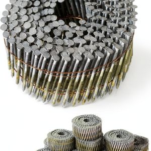 kimllier 3600 Count Coil Siding Nail Full Round Head Wire Collated-0