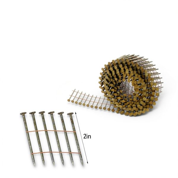 0.09-Inch Siding Nails 15° Round Head – 1800pcs Rifatrio for BOSTITCH-1