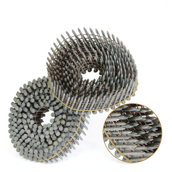 kimllier 3600 Count Coil Siding Nail Full Round Head Wire Collated-4