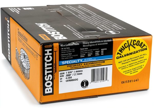 Bostitch 15° 11Ga Ring Shank Angled Coil Siding Nails 1-3/4in 4200pk-0