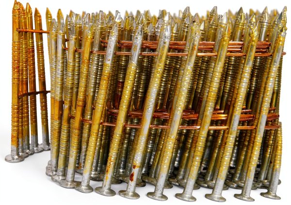 Freeman 15° 1-3/4" Wire Collated Electrogalvanized Ring Shank Coil Siding Nails – 3,600 Count – For Siding, Wall Sheathing, and Roofing-4