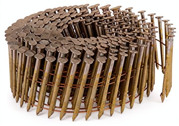 Metabo HPT Siding Nails | 1-3/4 Inch x .090 | 304 Stainless Steel | Wire Coil | Ring Shank | 900 Count | 13350HPT-0