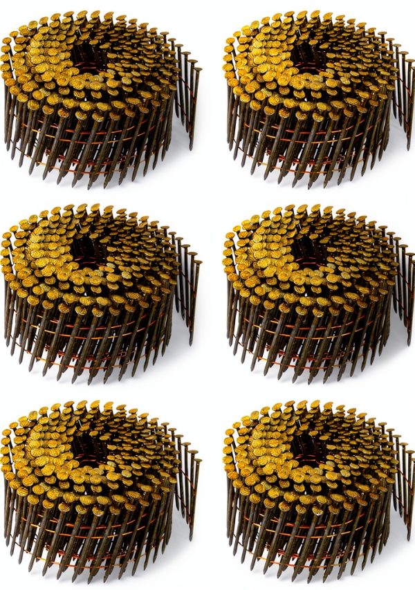 0.09-Inch Siding Nails 15° Round Head – 1800pcs Rifatrio for BOSTITCH-0