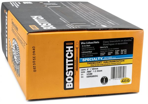 Bostitch 2-in x 0.092 Galvanized Ring Shank Siding Nail, 15 Coil-0