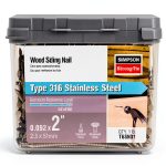 Simpson Strong-Tie T6SND1 Ring-Shank Wood Siding Nail, 2" x 0.092",-0
