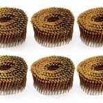 uxcell 2400 Count Siding Nails 1-1/2" x 0.083" Ring Shank Collated-0
