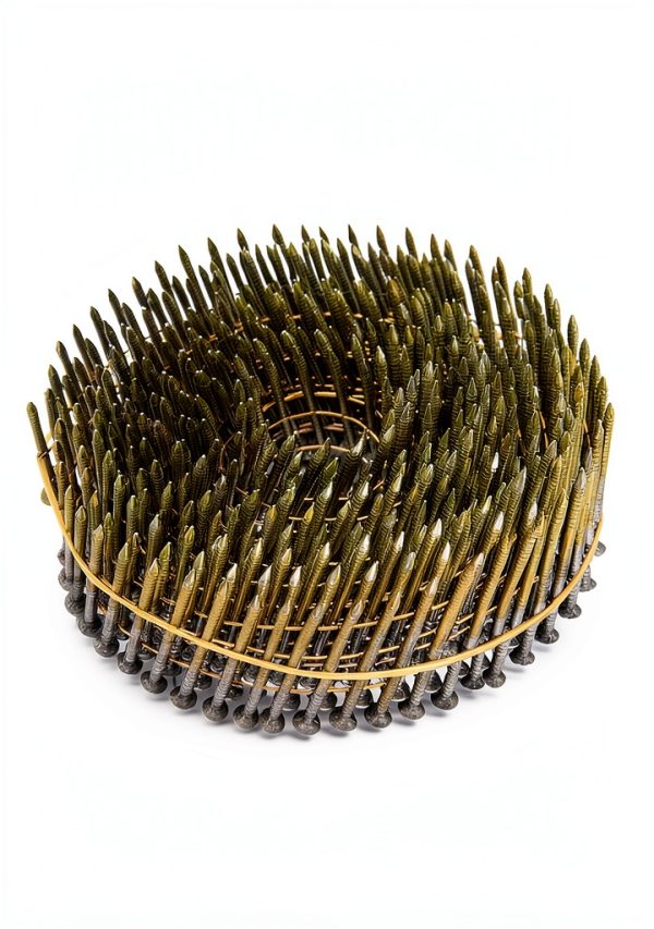 Siding Nails 1-1/2-Inch x .092-Inch 15-Degree Collated Wire Coil, Full RoundHead, Ring Shank Hot-Dipped Galvanized 1600 Count for Rough Nailing of Lathing and Sheathing Materials by BOOTOP-6